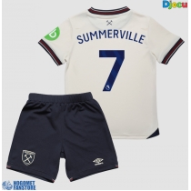West Ham United Crysencio Summerville #7 Gostujuci Dres za djecu 2025-26 Kratak Rukav (+ Kratke hlače)